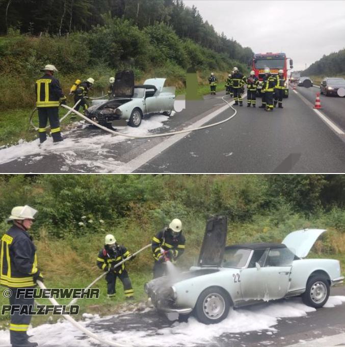 Fahrzeugbrand Fahrzeugbrand